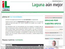 Tablet Screenshot of independientesporlaguna.com